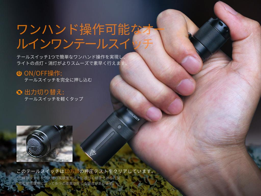 Fenix E20 LED 350 IP68 Waterproof and 126m AA Batteries Keychain Emergency Outdoor Dog Night Kaichiyu Electric Mountain Insect Flashlight V2.0-L