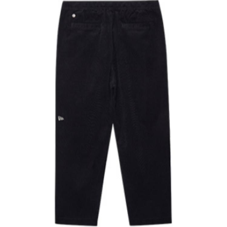 New Era FW24 Embroidered Logo Versatile Trendy Loose Straight Casual Pants Unisex pants Black 14385027