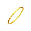 Gold-Tone Dragon Scale Brushed Bracelet: Women's Fashionable & Versatile Light Luxury Wristband