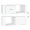 Coffee Table White 100 X 50.5 X 35 Cm Particleboard