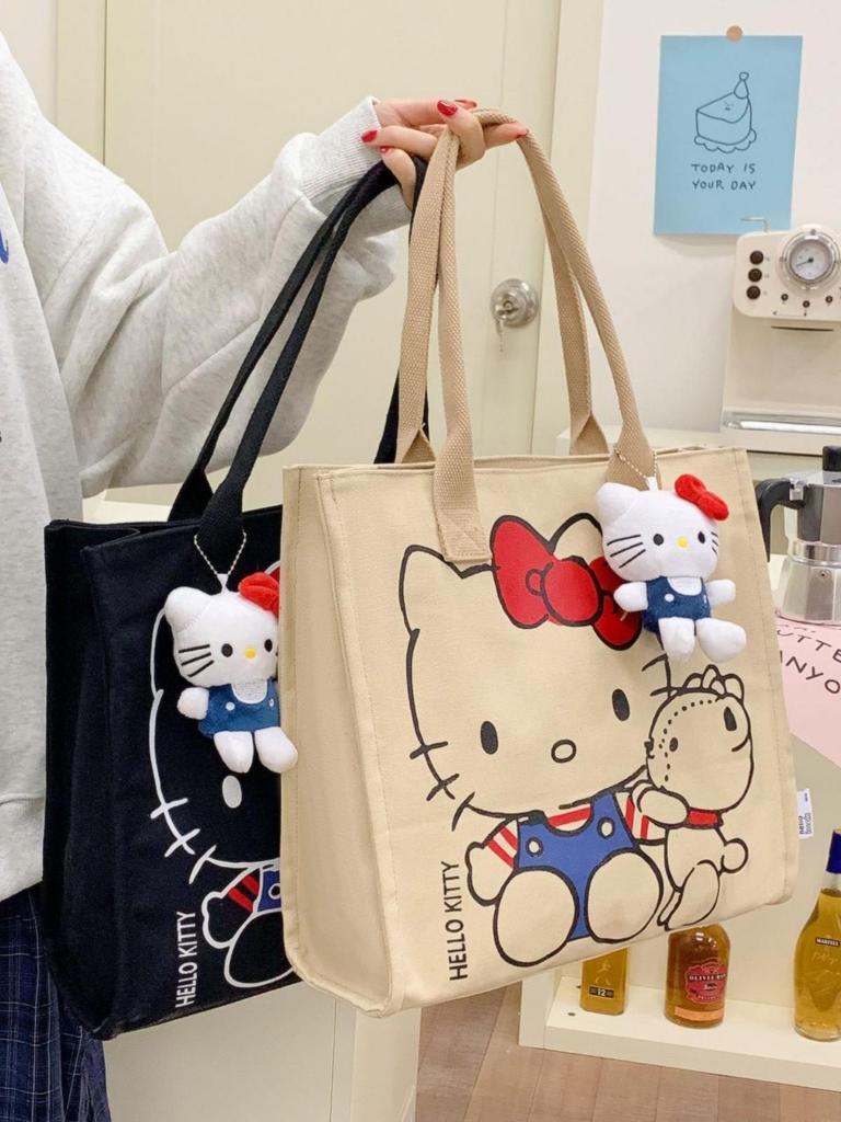 Student Tutoring Canvas Tote Bag - 2025 New Women's Large-Capacity Shoulder Bag for Commute & Versatile Use.