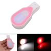 LED Clip On Flashlight Silicone Night Light Backpack Light Pocket Work Light Safety Warning Light for Outdoor Night