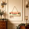 Holiday Mantle Decorations Wooden Christmas Advent Calendar Hanging Countdown Board with Candy for Kids Dates Festive Wall Decoration Home Ornament