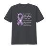 Womens I Wear Purple For My Best Friend Pancreatic Cancer Awareness T Shirt Black 2X Large vintage Washed streetwear Breathable