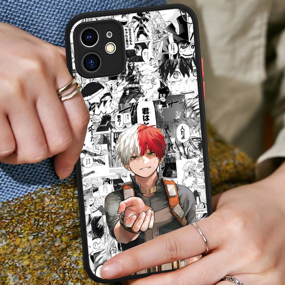 My H-Hero Academia D-Deku Phone Case For IPhone 16 15 14 13 12 11 Pro Max 7 8 6 6s Plus Matte Cover