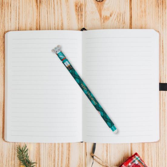 Sada smazatelných per Vánoce Hladce píšící inkoustová pera Opakovaně použitelná gelová pera s vánoční tématikou pro seznamy přání Milostné karty Sváteční karty Slavnostní dekorace na stůl