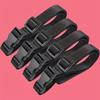 Set of 4 Durable Nylon Adjustable Straps with Metal Buckles for Travel and Camping