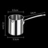 Deep Fryer Cooking Pot Saute Pan Practical Comfortable Grip Small with Handle Milk for Home