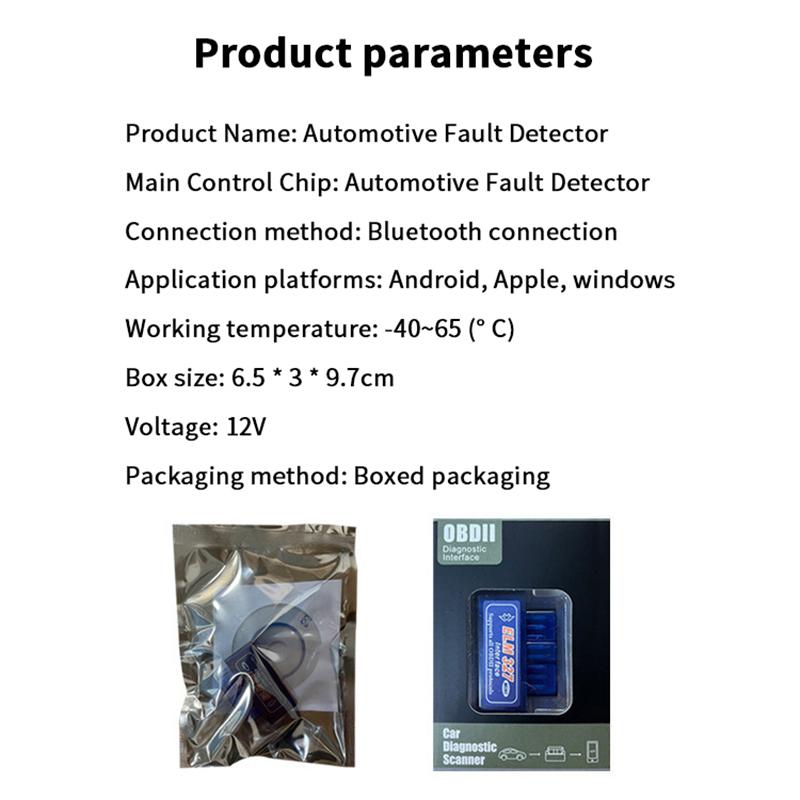 Super Mini Elm327 Bluetooth5.1 V2.1 Obd 2 Car Diagnostic Tool Smart Code Reader Scanner Elm327 Odb2 Scanner Tool For Android