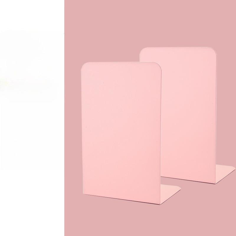 2 Pezzi Semplice Supporto per Libri in Metallo da Scrivania Fermalibri Antiscivolo Organizzatore di Libri per Studenti Fermalibri Grande Spesso Rastrelliera per Conservazione Libri