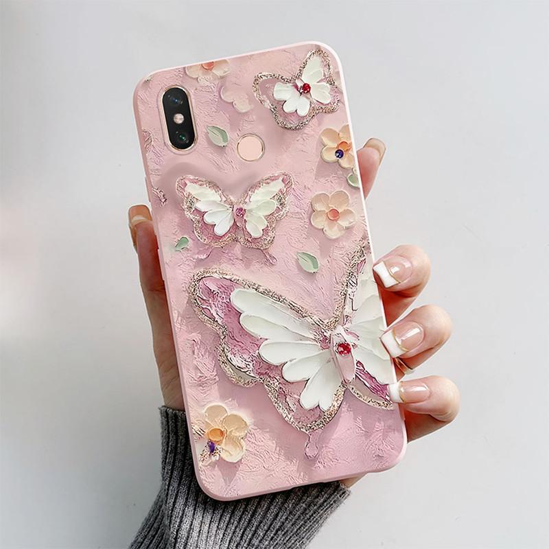 For Xiaomi Mi Max 3 Case Cute Popular Butterfly Astronaut TPU Silicone Protector Phone Cases For Xiaomi Max 3 Mi Max3 Soft Cover