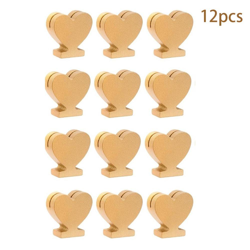 12pcs Vintage Star Card Holder Elegant Star Table Decor Premium Name Card Stand Wedding Reception