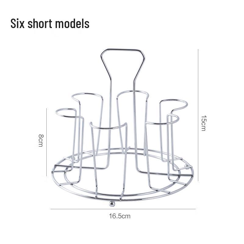 BJ Inverted Glass Cup Drying Rack with Drip Tray
