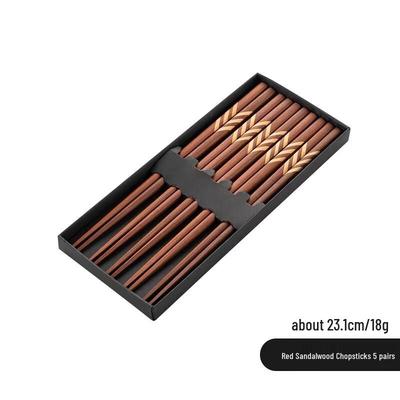 LISM Red Sandalwood Chopsticks Gift Set