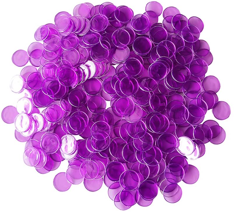 300Pcs 19Mm Count Bingo Chips Markers For Bingo Game Cards Plastic For Classroom Children And Carnival Bingo Games