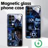 Klassisches Spiel Detroit Become Human Handyhülle für Samsung S26 S25 S24 S23 S22 S21 Plus Ultra Note20 Glas Magnetische Hülle