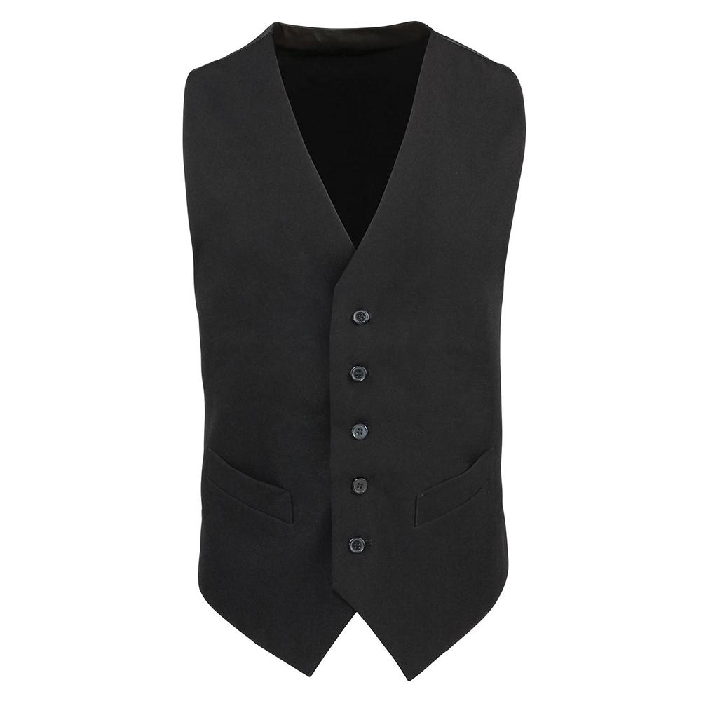 Premier Mens Polyester Lined Waistcoat