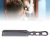Metal Hair Comb Aluminum Fine Tooth Hair Cutting Flat Top Clipper Comb for Professional Stylists and Barbers