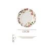 Creative European Camellia Multi-Layer Ceramic Fruit Plate Living Room Coffee Table Candy Plate Afternoon Tea Dim Sum Rack Cake Plate