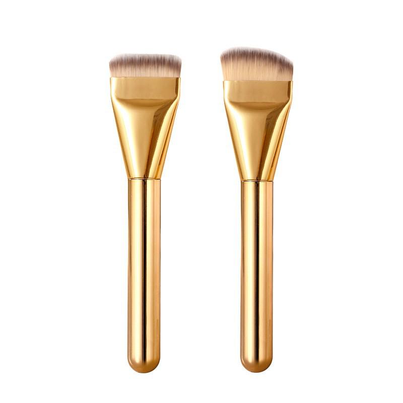 Ultra-Thin Seamless Foundation Brush: Lightweight, Non-Absorbing, Flat Head Makeup Tool for Liquid Foundation