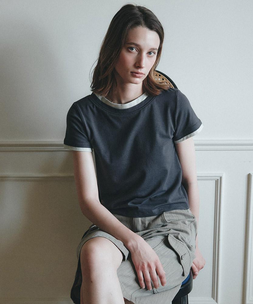 AAU Layered Short Sleeve T-Shirt_Charcoal