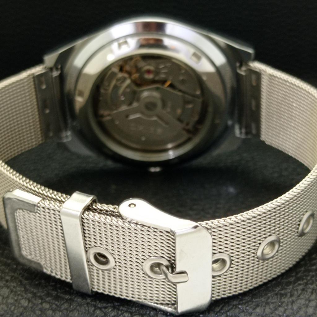 JAPAN SEIKO 5 AUTOMATIC MENS 6309A REFURBISHED WHITE COLOR DIAL WATCH A440269-4 Sk-a440269