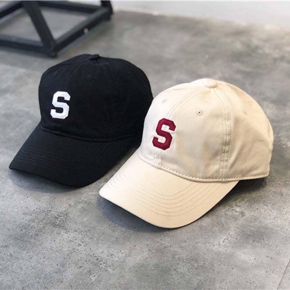 Unisex Spring Summer Sport Caps Male Women Letter S Baseball Cap Korean Style Baseball Cap Sun Hat