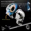 Motorcycle Skull Speaker Subwoofer MP3 Player Motorbike Stereo System Support TF/FM Radio Phone Call Amplifier Speaker