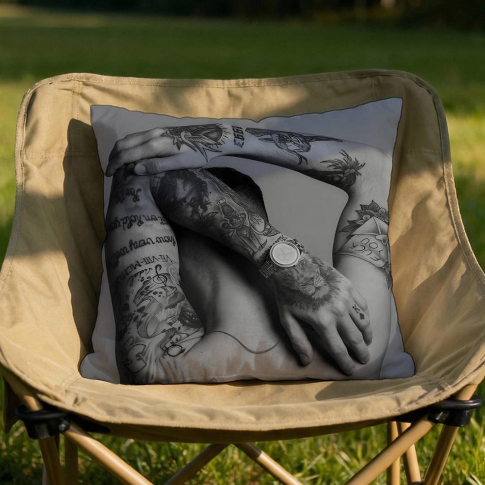 Rels B Skinny Flakk Cushion Cover Soft Reversible Durable Pillow Cover MultiScene Use for Home Car Daily Comfort