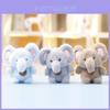 Cute Cartoon Elephant Animal Plush Toy Pendant Keychain For Girls Gift And Bag Decor