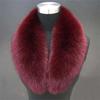Natural Raccoon Fur Collar Scarf Genuine Fur Scarves Shawl Neck Warmer Fur Square Collar Women Long Scarf Winter Fox Fur Collar