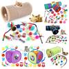 Katzenspielzeug, Bälle in Mausform, faltbar, für Katzen und Kätzchen, Spieltunnel, Chat, lustiges Katzenzelt, Mauszubehör, Simulationsfisch, Katzenzubehör