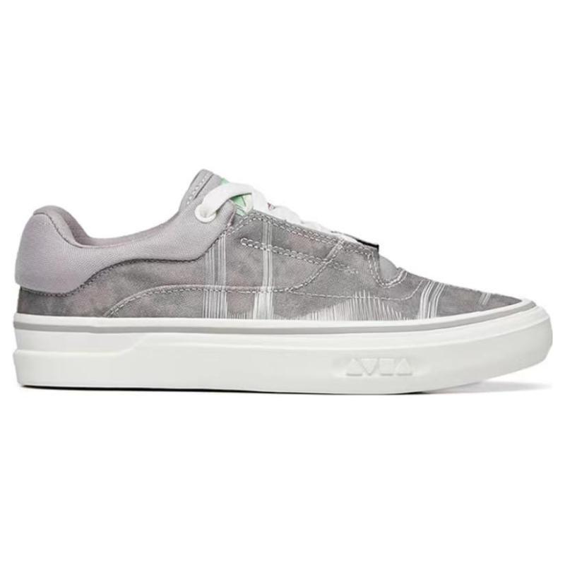 Anta Ao Li Wear-Resistant Low-Top Skateboard Shoes Women's Magic Mat Gray Sneakers 122238013-2