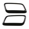 Clear Car Tail Throat Trim For Land Rover Range Rover Sport 2018- Exhaust Tail Pipe Cover Trim Single Frame Parts Gloss Blac