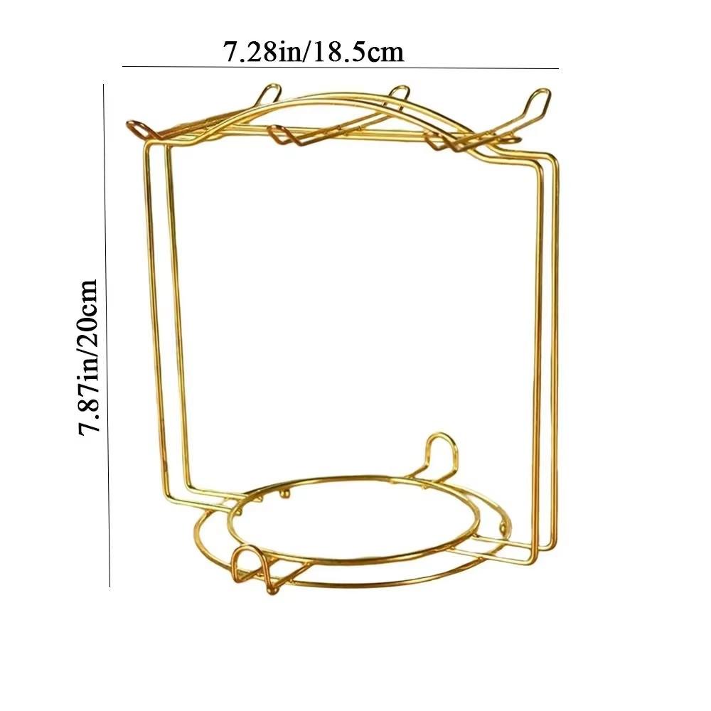 Gold/Silber Teetassen-Ausstellungsständer Modern Universeller Tassenhalter Praktischer Küchenbecher Wasserablaufgestell Heimorganisationsgestelle