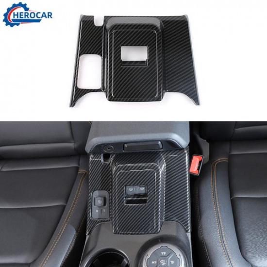 Carbon Fiber Black Center Console Gear Window Control Panel Trim For Bronco 21+