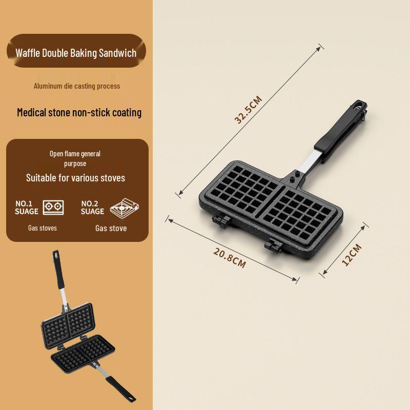 Non-Stick Waffle Mold & Baking Tray - DIY Breakfast & Pastry Maker