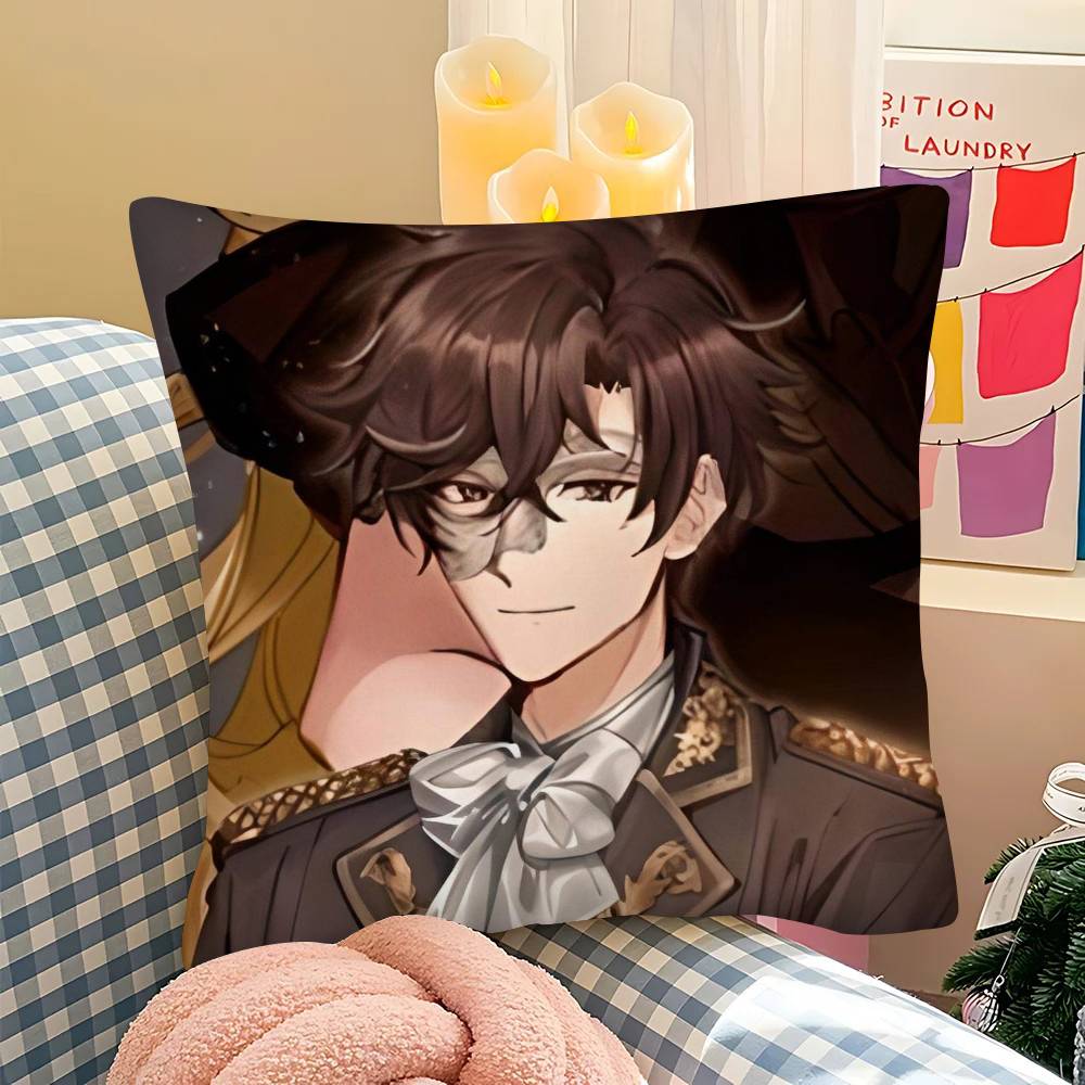 1Pc Mystic M-Messenger 707 Jumin Han Pillow Case Fashion Square Pillowcase Bedroom Sofa Room Ins Decoration Leisure