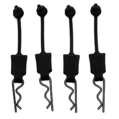 4 Peças 1 10 Pinos de Clipe para Carro RC Universal Carroceria Parafuso Trava Clipe Substituição Acessório Carroceria Carro Modelo