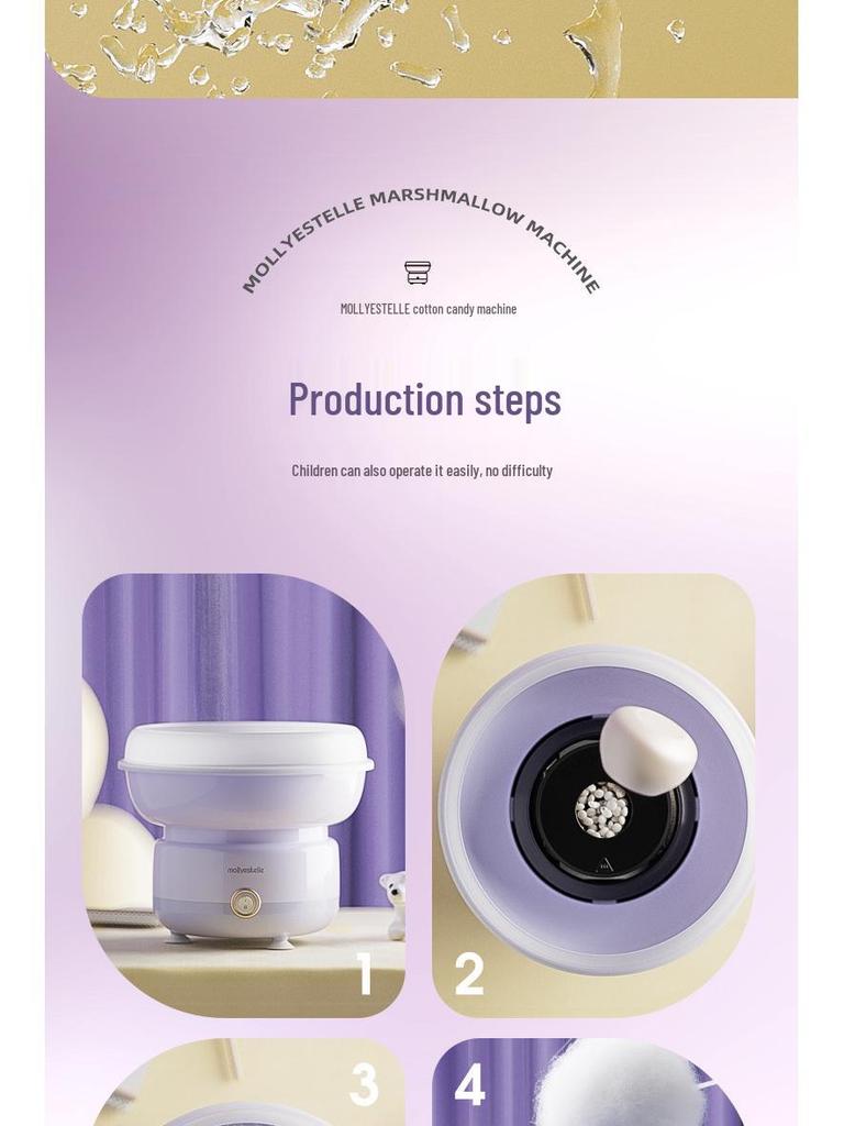 Fully Automatic Cotton Candy Machine for Kids