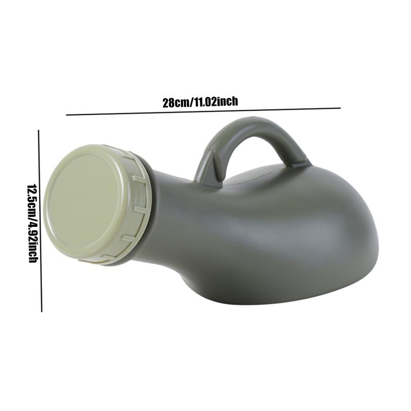 Portable Urinals For Men With Lid Travel Toilet Reusable 1000ml Male Urinal Pee Bottles Mens Potty For Elderly Driving Car