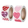 500Pcs Love Heart Stickers Roll Cute Heart Shaped Seal Labels for Scrapbooking Craft Birthday Party Gift Packaging Stationery