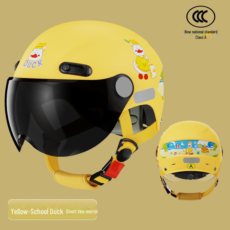 

Детский электрический мотоциклетный шлем — сертифицирован 3C, защита от солнца в любое время года