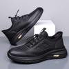Shoes New Winter Leather Business Casual Soft Sole Sports Black Casual Leather Shoes