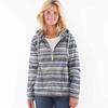 Lazy Jacks Womens/Ladies Striped Textured Full Zip Hoodie