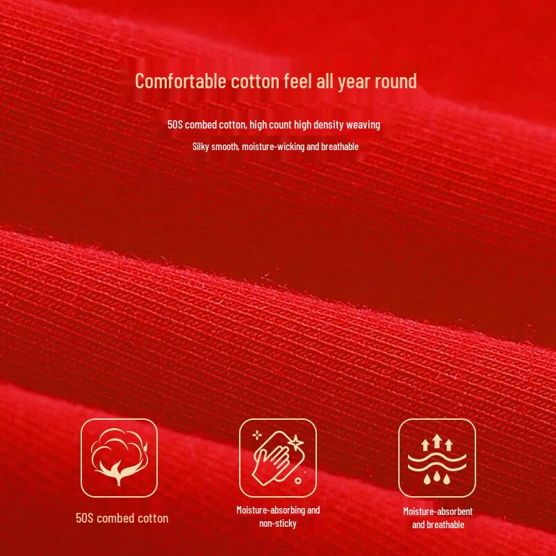 Shanshan Men's Festive Red Boxer Briefs