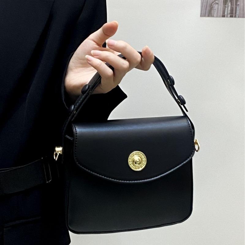 Retro Red Small Square Bag New Handbag Casual Versatile Niche High-end Bag Single Shoulder Messenger Women's Bag