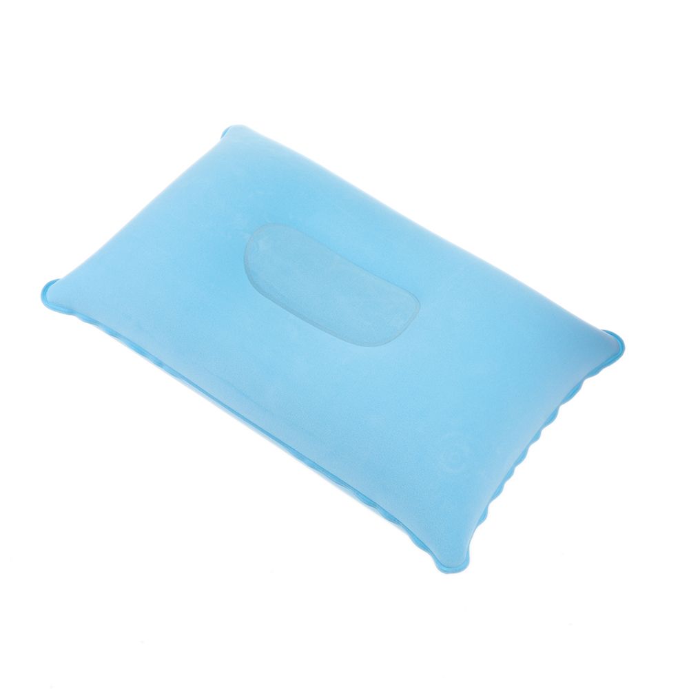 

Полезный Флокированный Новый Мягкий Двухцветный Путешествия Путешествия Многоцветная Надувная Подушка Боковая Подушка небесно-голубой