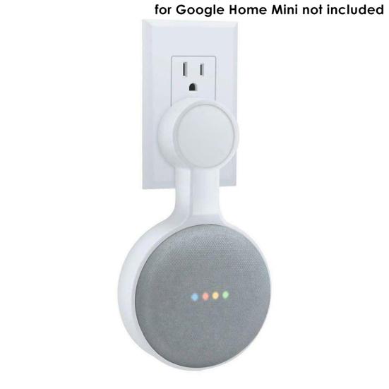 Suport de perete cu priză, accesoriu pentru difuzorul inteligent Google Home Mini