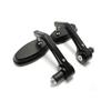 JPMODAO Motorcycle Mirror, Bar End Mirror, Bar End Motorcycle Mirror, Aluminum Universal Motorcycle Mirror,